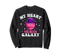My Heart is on the Galaxy Space Planet Universe Astronaut Sweatshirt