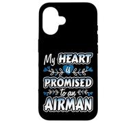 My Heart Is Promised To an Airman Pilot Valentine's Day Case for iPhone 16
