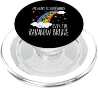 My Heart is Somewhere over the Rainbow Bridge Cat Lover PopSockets PopGrip for MagSafe