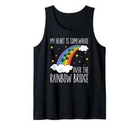 My Heart is Somewhere Over The Rainbow Bridge Dog Lover Tank Top
