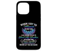 My Heart Lives In Heaven He Is My Brother Memorial Sympathy Case for iPhone 13 Pro Max