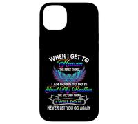 My Heart Lives In Heaven He Is My Brother Memorial Sympathy Case for iPhone 14 Plus