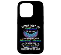 My Heart Lives In Heaven He Is My Brother Memorial Sympathy Case for iPhone 15 Pro