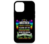 My Heart Lives In Heaven He Is My Brother Memories Sympathy Case for iPhone 12 mini