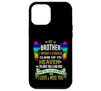 My Heart Lives In Heaven He Is My Brother Memories Sympathy Case for iPhone 12 Pro Max
