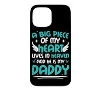 My Heart Lives In Heaven Missing My Dad Is In Heaven Case for iPhone 13 Pro Max
