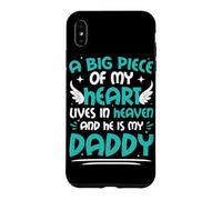 My Heart Lives In Heaven Missing My Dad Is In Heaven Case for iPhone XS Max