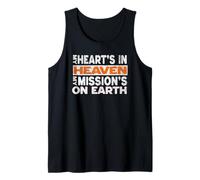 My Heart’s In Heaven My Mission’s On Earth Faith Christian Tank Top