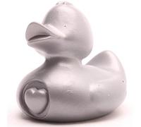 My Heart Silver Rubber Duck