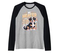 My Heater Has Four Legs and a Tail Bernese Mountain Dog Raglan Baseball Tee