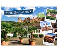 My Heidelberg - On the road between the Neckar and the old town UK-Version (Wall Calendar 2026 DIN A3 Landscape), CALVENDO 12 Month Wall Calendar