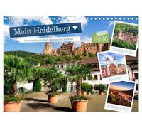 My Heidelberg - On the road between the Neckar and the old town UK-Version (Wall Calendar 2026 DIN A4 Landscape), CALVENDO 12 Month Wall Calendar