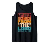 My Help Comes from the Lord Psalm 121:1-2 Vintage Tank Top