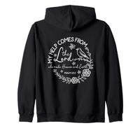 My Help Comes From The Lord - Psalm 121:2 Zip Hoodie