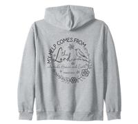 My Help Comes From The Lord - Psalm 121:2 Zip Hoodie