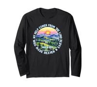 My Help Comes from The Lord Religious Bible Verse God Jesus Long Sleeve T-Shirt