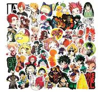 My Hero Academia Anime Stickers 100Pcs for Suitcase Skateboard Laptop Computer Water Bottles Car Teens Boys Girls Decal Waterproof Sticker