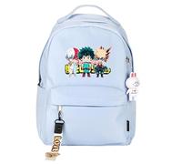 My Hero Academia Backpack MHA School Bag Todoroki Shouto Bakugō Katsuki Printed Rucksack Casual Daypack Travel Bag for Students (Type 1, 41cmx29cmx14cm)