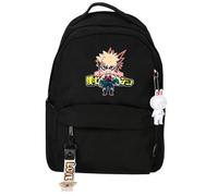 My Hero Academia Backpack MHA School Bag Todoroki Shouto Bakugō Katsuki Printed Rucksack Casual Daypack Travel Bag for Students (Type 12, 41cmx29cmx14cm)
