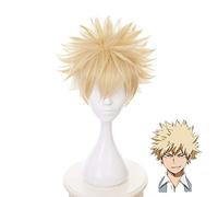 My Hero Academia Bakugou Katsuki Bakugo Short Wig Cosplay Costume Boku No Hero Academia Heat Resistant Synthetic Hair Men Wigs MZ-1129