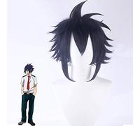 My Hero Academia Boku no Hiro Akademia Amajiki Tamaki Dark Blue Short Synthetic Hair Perucas Cosplay Wig + Wig Cap PL-344