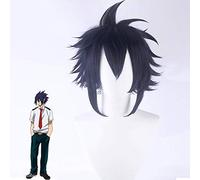 My Hero Academia Boku no Hiro Akademia Amajiki Tamaki Dark Blue Short Synthetic Hair Perucas Cosplay Wig + Wig Cap PL-344