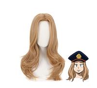My Hero Academia Camie Utsushimi Cosplay Wig Blonde Brown Long Curly Synthetic Hair Wigs + Wig Cap