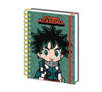 My Hero Academia Chibi A5 Notebook Green (One Size)