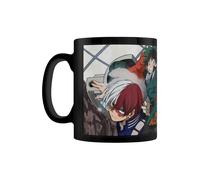 Pyramid International My Hero Academia Mug (Clash Design) 11oz Coffee Mug, Large Mug. Ceramic Black Mug in Presentation Gift Box - Official My Hero Academia Merch