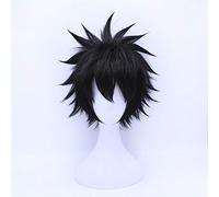 My Hero Academia Dabi Black Short Wig Cosplay Costume Boku no Hero Academia Heat Resistant Synthetic Hair Men Women Wigs