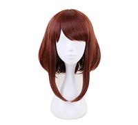 My Hero Academia Ochaco Uraraka Ochako Women Brown Short Wig Cosplay Costume Boku No Hero Academia Heat Resistant Hair Wigs