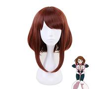 My Hero Academia OCHACO URARAKA Ochako Women Brown Short Wig Cosplay Costume Boku no Hero Academia Heat Resistant Hair Wigs