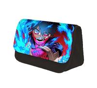 My Hero Academia Pencil Case Bag MHA Pen Box Large Capacity Double Layer Pen Pouch with Zipper Back To School Supplies Student Stationery Bag