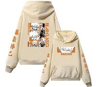 My Hero Academia Print Hoodie Bakugo Graphics Cosplay Sweatshirt School Uniform Jacket Harajuku Streetwear Tops (L,color 02)