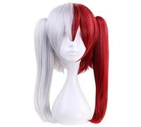 My Hero Academia Todoroki Shoto Women Bunches Wig Cosplay Costume Boku no Hero Academia Heat Resistant Synthetic Hair Wigs
