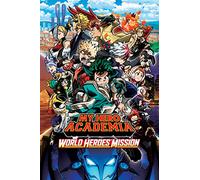 My Hero Academia World Heroes' Mission (2021) Movie Poster Framed or Unframed Glossy Poster (A4-210 × 297 mm Unframed) (A4-210 × 297 mm Unframed)