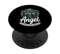 My Hero Is Now My Angel Gallbladder Cancer Awareness PopSockets Adhesive PopGrip