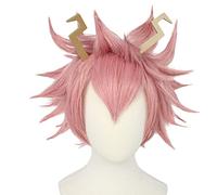 My Heros Academias Ashido Mina Anime Cosplay Wig Synthetic Wigs for Halloween Cosplay Party