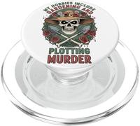 My Hobbies Include Gardening And Plotting Murder Garden PopSockets PopGrip for MagSafe