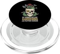 My Hobbies Include Gardening And Plotting Murder Garden PopSockets PopGrip for MagSafe