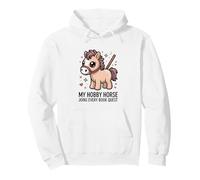 My Hobby Horse Joins Every Book Quest Reading Lover Pullover Hoodie