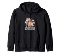 My Hobby Horse Joins Every Book Quest Reading Lover Zip Hoodie