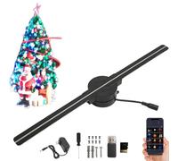 My Holo Screen, Myholoscreen, 3D Hologram LED Fan Projector, Holographic Advertising Display with WiFi, Bluetooth, APP, 3D Animation Video Projector Display for Advertising, Exhibition, Store, Bar