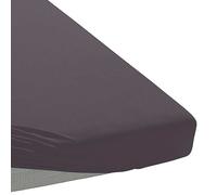 My Home 100% Cotton Extra Deep Fitted Sheet - European Sizing Anthracite