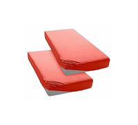 My Home 100% Cotton Fitted Sheet (European Sizing) Coral