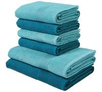 My Home 'Anna' 6 Piece Towel Bale Blue