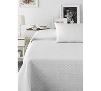 My Home Annika Waffle Look Bedspread White