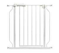 My Home Essentials® Pressure Fit Secure Metal Safety Gate, Ideal for Babies & Pets, 74-86cm, White