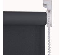 My Home Store Blackout Roller Blinds Trimmable Easy Fit UV-Resistant Thermal Blind (Dark Grey, 60 x 210 cm)