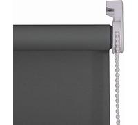 My Home Store Blackout Roller Blinds Trimmable Easy Fit UV-Resistant Thermal Blind (Light Grey, 150 x 165 cm)